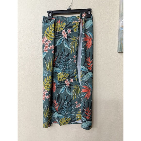 Ripskirt Hawaii Size XXL Bali Jungle Print Wrap Skirt Women’s Long - Picture 2 of 4